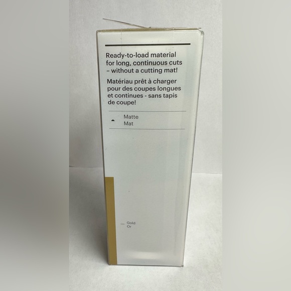 Cricut Joy Smart Vinyl Matte Gold Removable Vinyl #1 - Picture 2 of 3